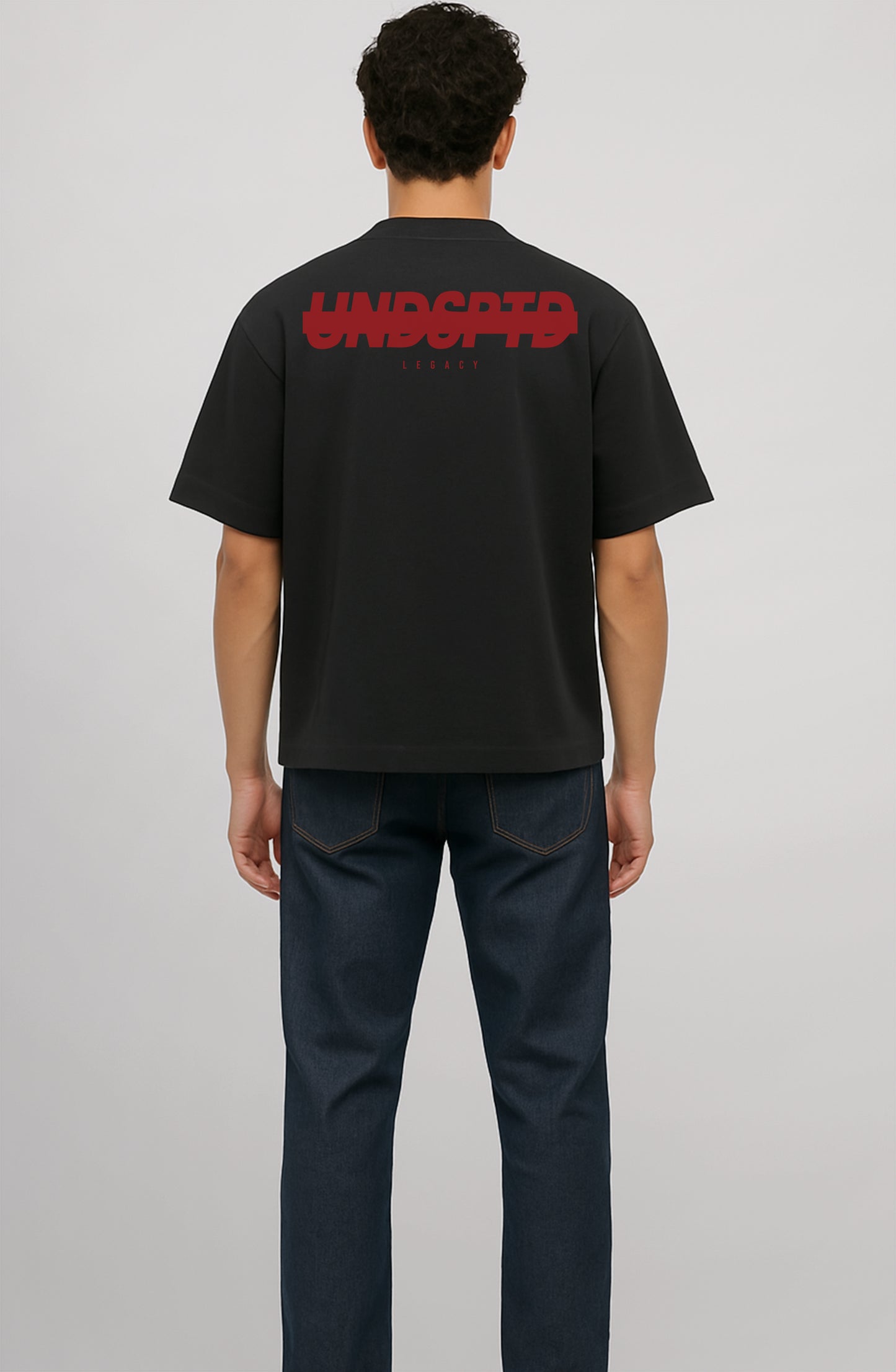 Main Event Black Cotton-Jersey T-Shirt