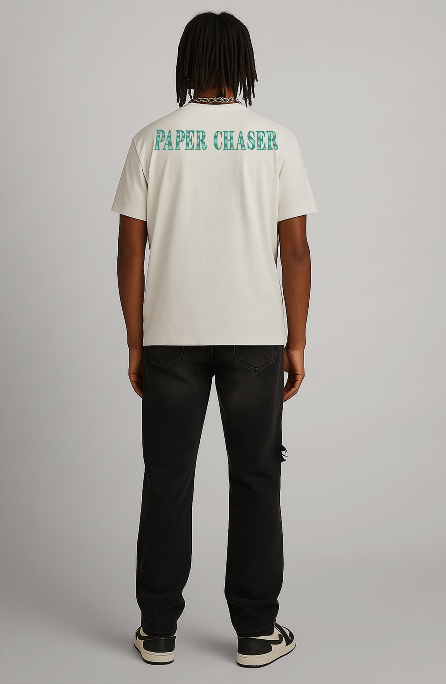 Paper Chaser White cotton-jersey T-shirt