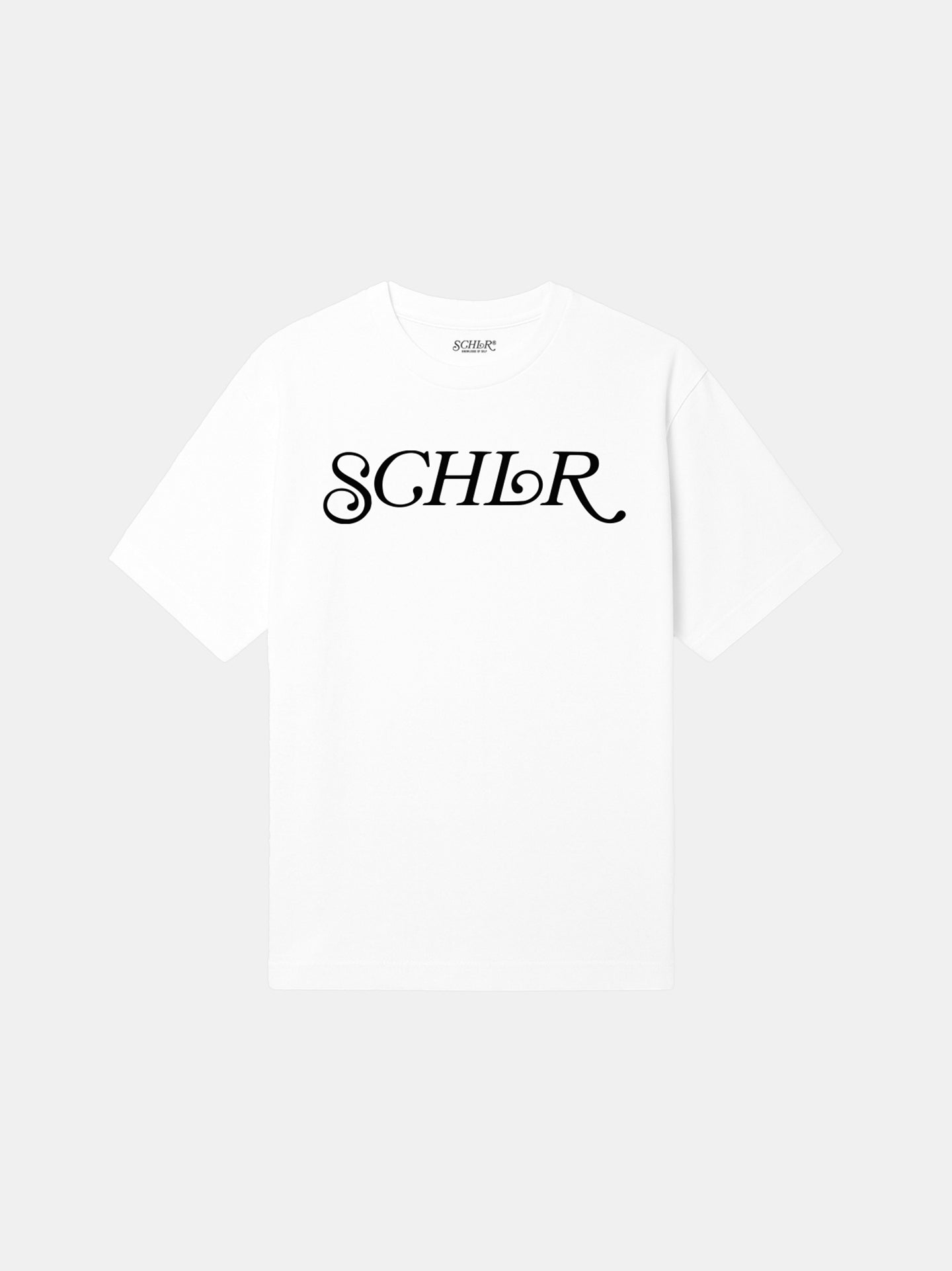 SCHLR Signature Logo Premium WhiteT-shirt