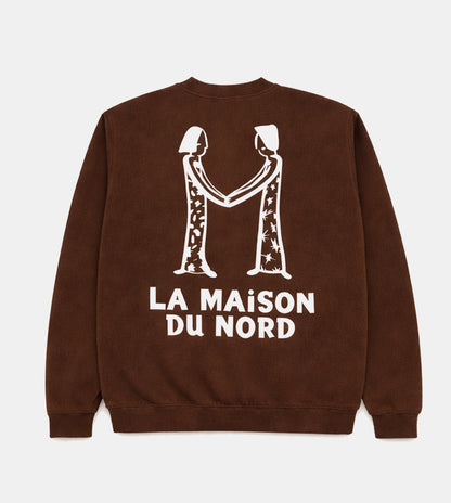 Le Classique Col Rond Crewneck Sweatshirt Brown