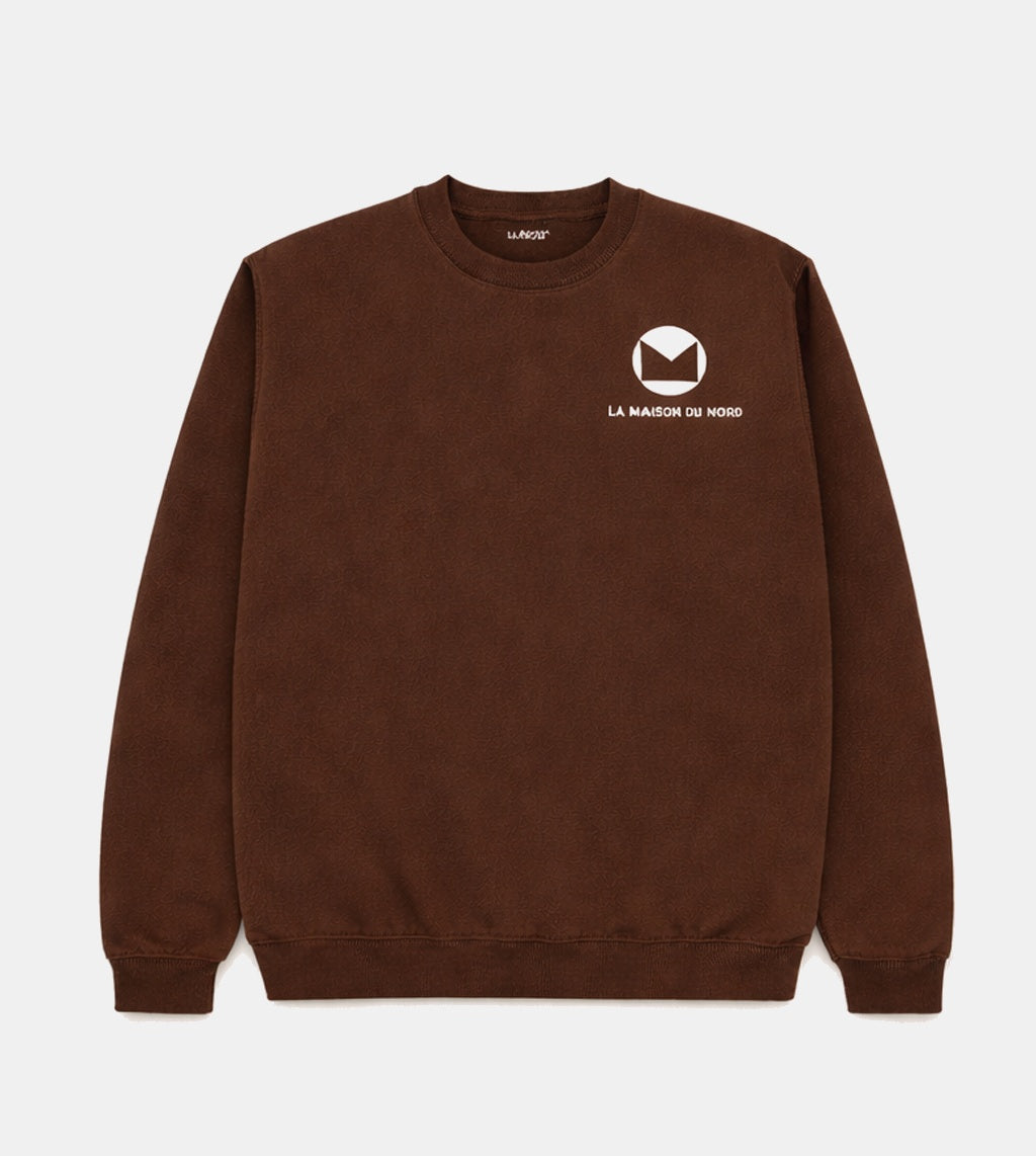 Le Classique Col Rond Crewneck Sweatshirt Brown