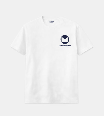 Le Nord Satin Signature T-Shirt Navy Satin