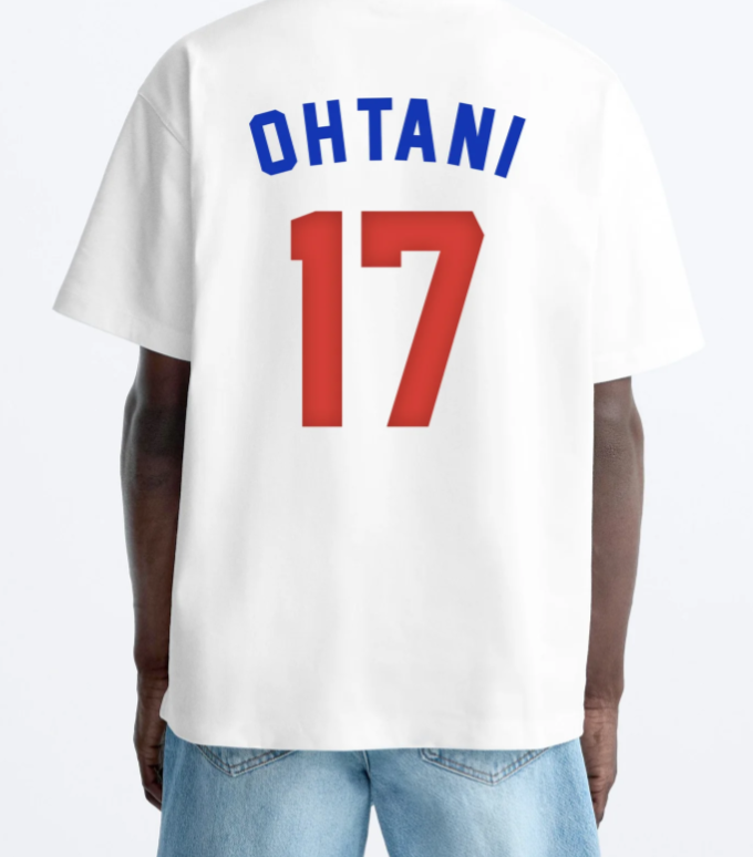 Exclusive Ohtani Godzilla Jersey Style Crew T-shirt Championship Dodger Inspired Prime Limited Edition