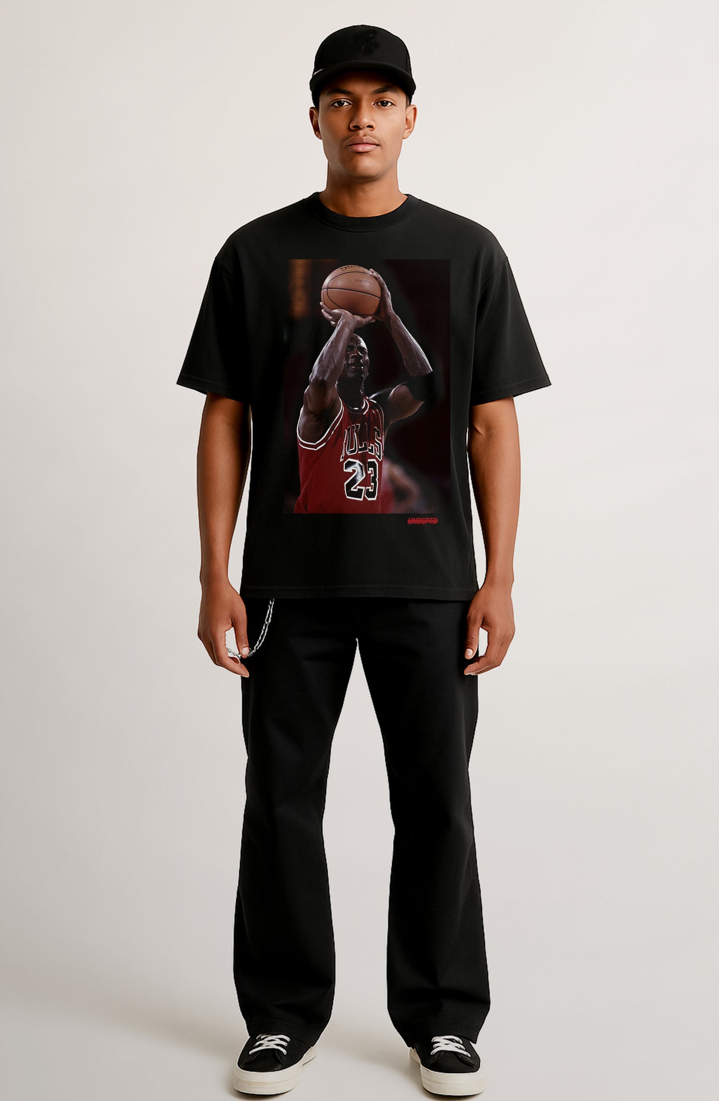 Next Level Black Cotton-Jersey T-Shirt