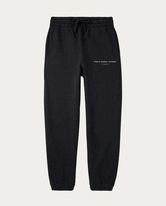 Public School Veteran Tapered Logo-Print Cotton-Jersey Sweatpants