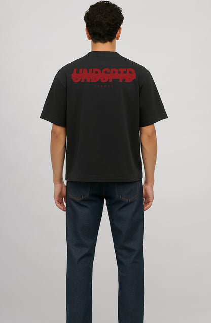 Main Event Black Cotton-Jersey T-Shirt