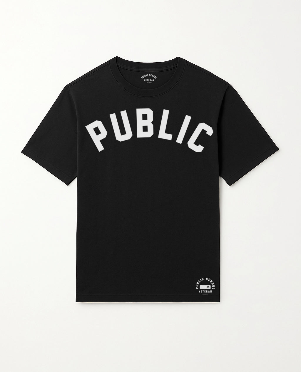 Public School Veteran Black T-Shirt