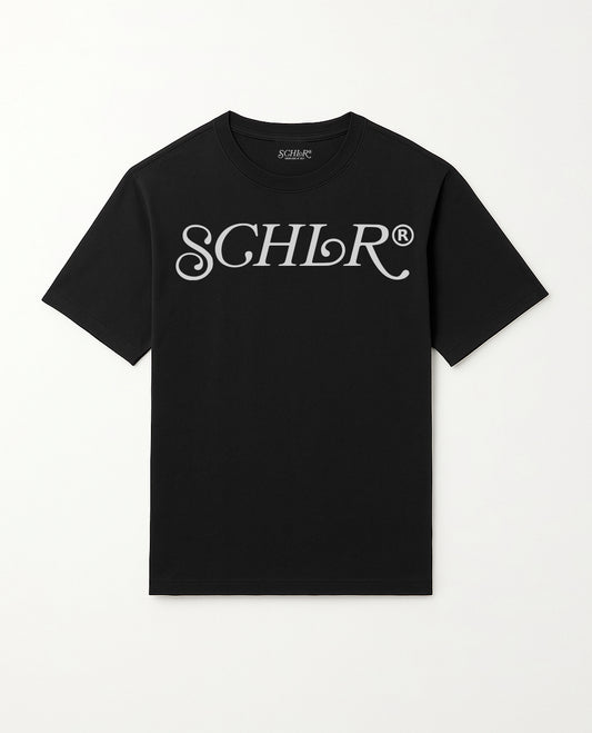 SCHLR Signature Logo Premium Black T-shirt