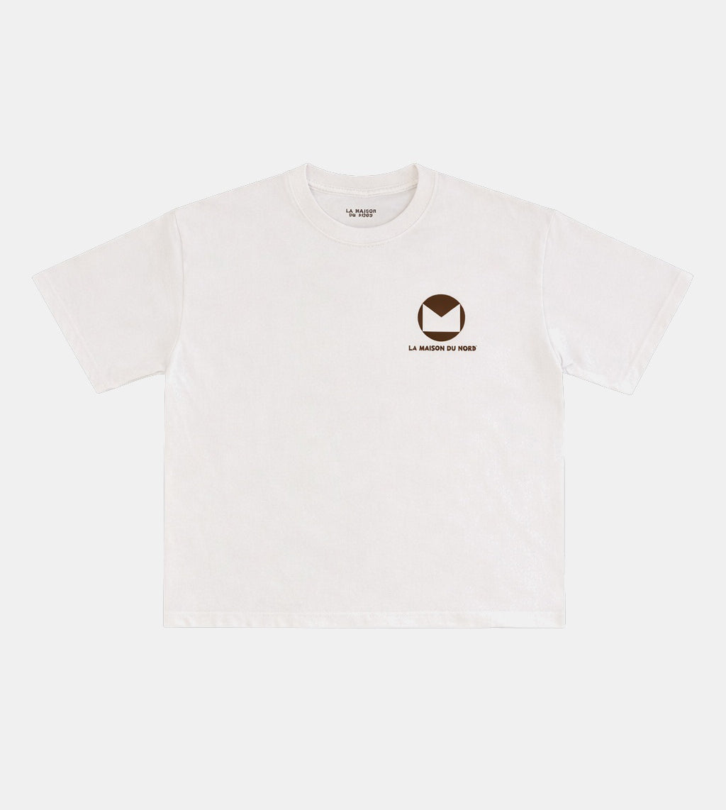 Le Classique Signature T- Shirts White & Brown