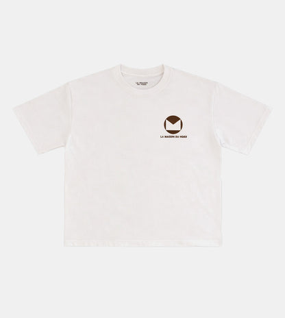 Le Classique Signature T- Shirts White & Brown