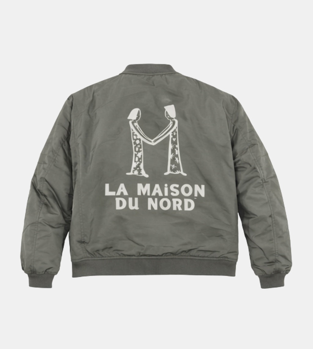 Le Blouson Nord Bomber Jacket Grey