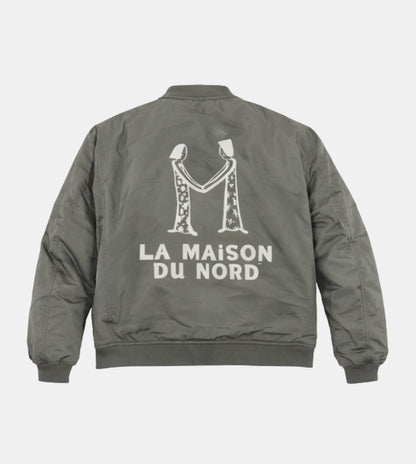 Le Blouson Nord Bomber Jacket Grey