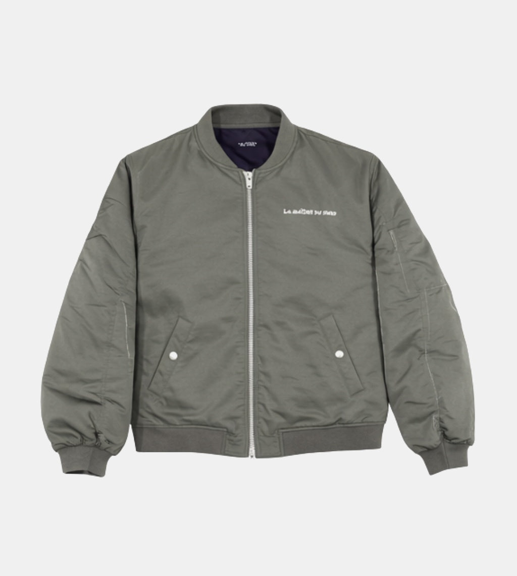 Le Blouson Nord Bomber Jacket Grey
