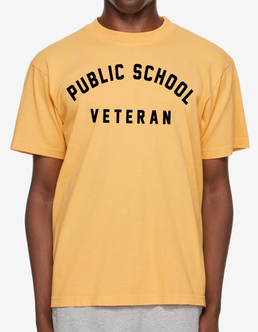 Public School Veteran Gold T-Shirt