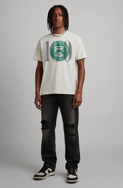 Paper Chaser White cotton-jersey T-shirt