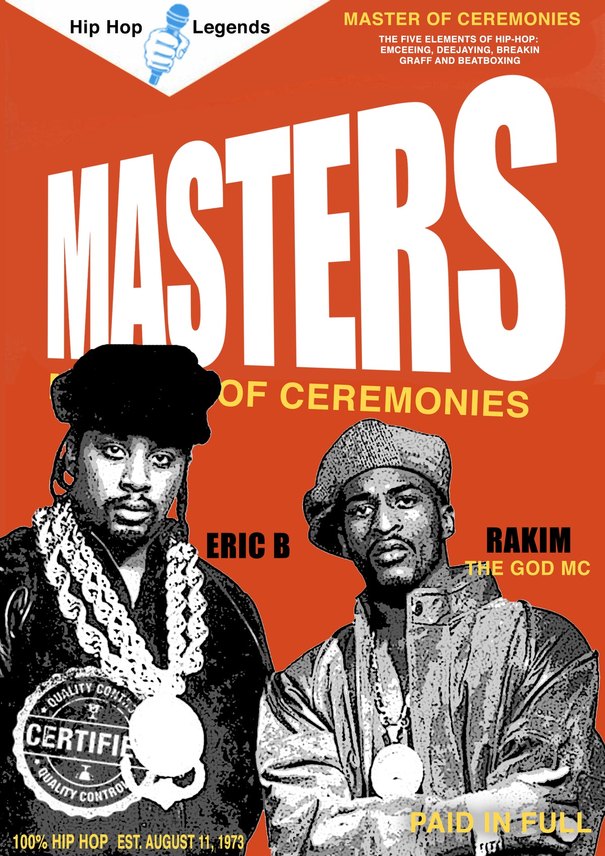 ERIC B & RAKIM HIP HOP MASTERS