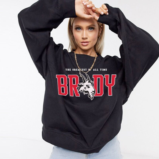 The G.O.A.T Tom Brady The Greatest Of All Time - Champion sweatshirt G.O.A.T