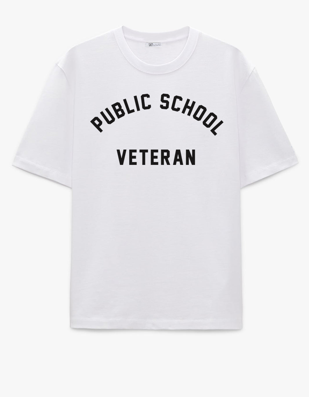 Public School Veteran Logo Print Cotton Jersey T-Shirt